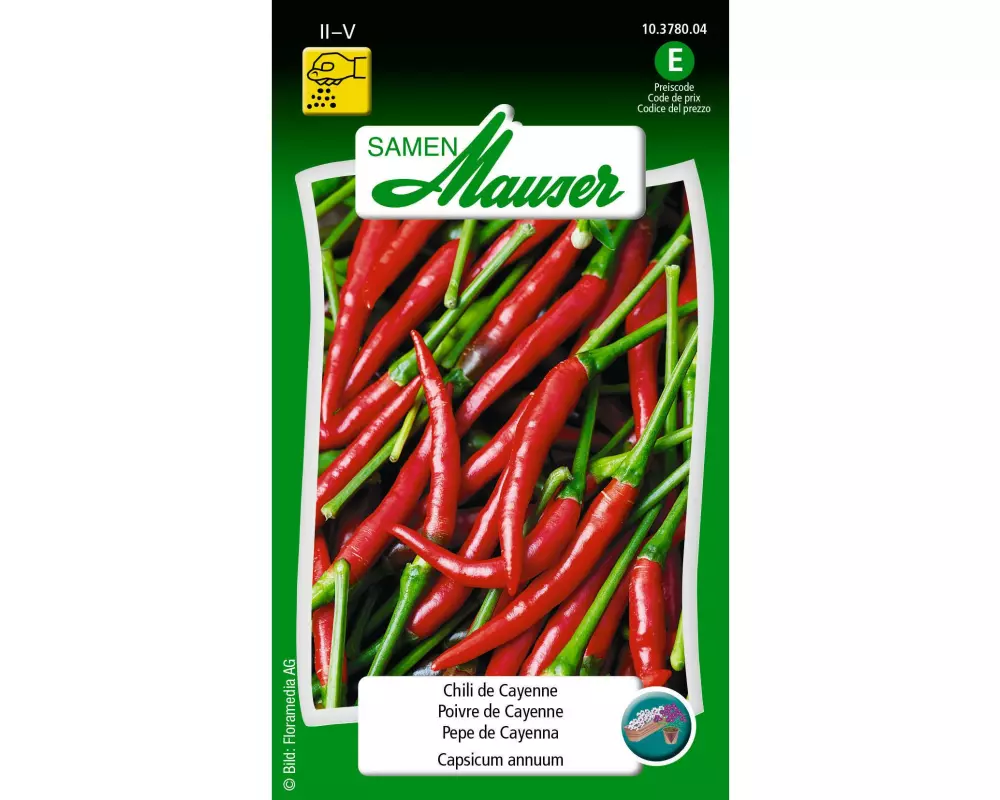 Samen Mauser Samen Chili de Cayenne rot