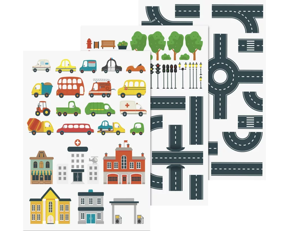 Heyda Bastelset Fensterbilder Fahrzeuge