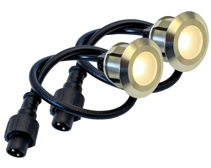 Schönenberger Bodeneinbauspot Playlight Duopack 34 mm, 2 x 0.6W, 50 lm