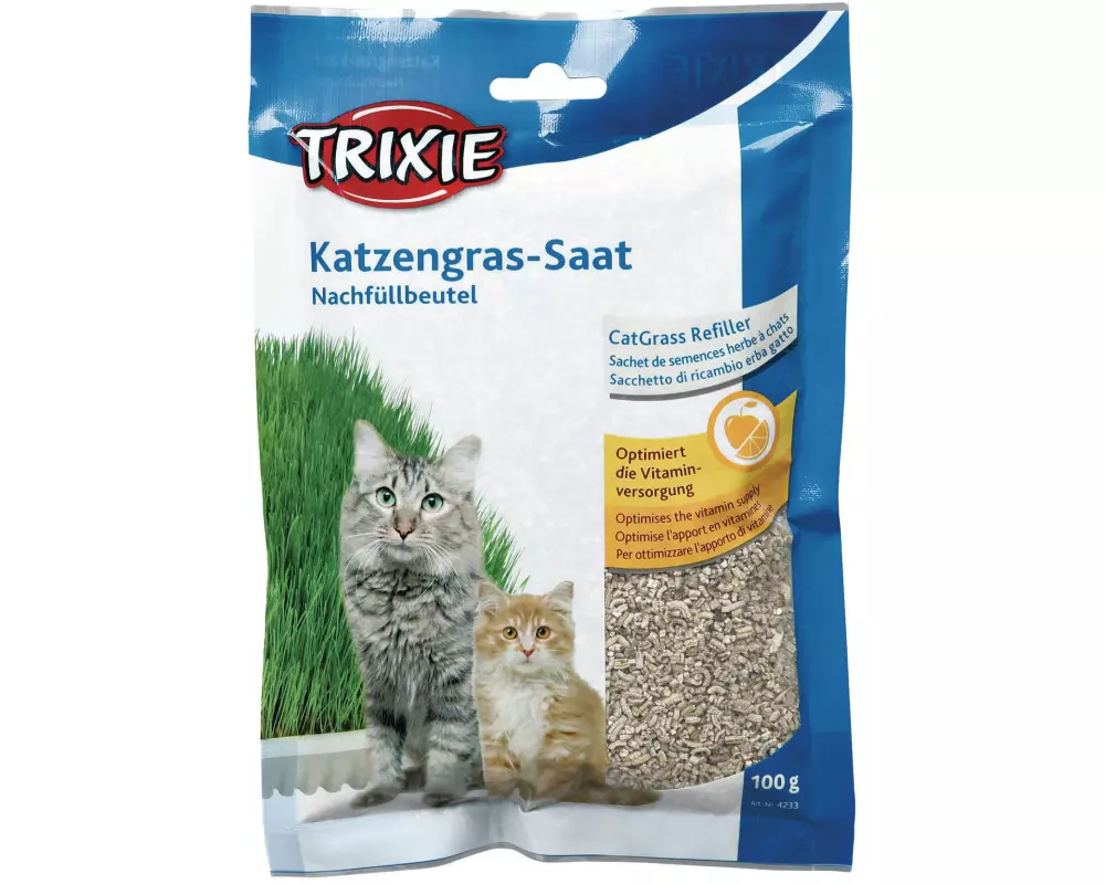 Trixie Nachfüllbeutel Katzengras 100 g