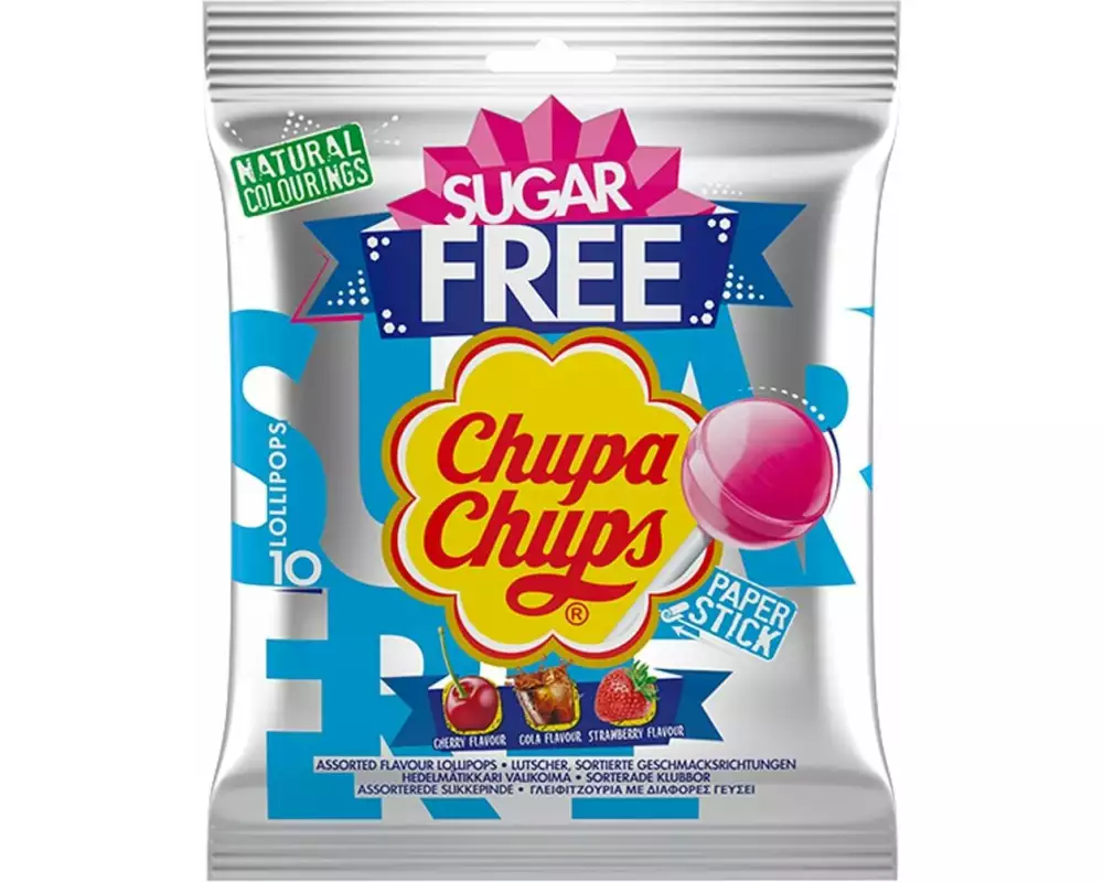 Chupa Chups Lollipop Sugar free 120 g