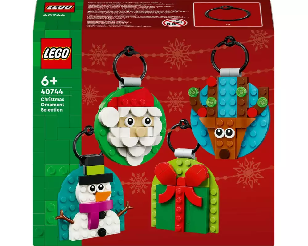 LEGO® Saisonal Verschiedene Christbaumanhänger 40744