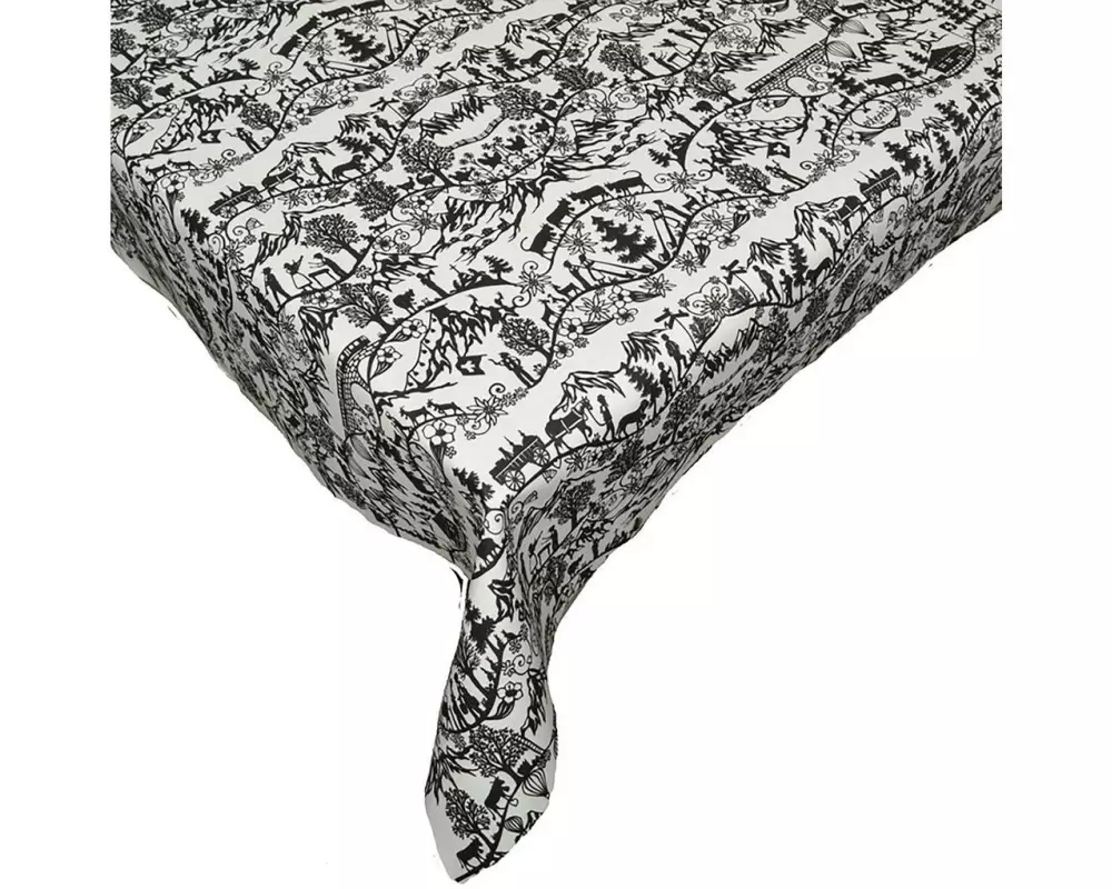 Hubatka Tischdecke Megaline, Scherenschnitt, 140 x 220 cm