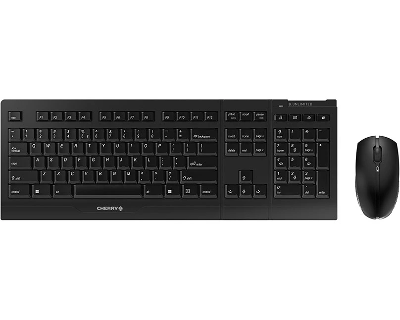 CHERRY B.Unlimited 3.0 Tastatur Maus enthalten Universal RF Wireless QWERTY US Englisch Schwarz