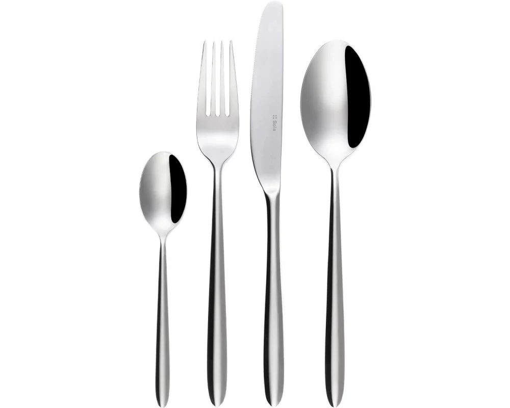 Sola Besteck-Set Gaya Exeter, Silber, poliert, 24-teilig