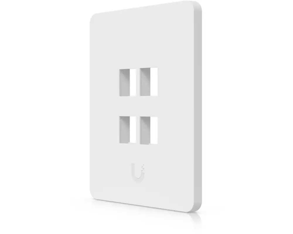Ubiquiti Vertikal Paintable Keystone Wall Plate 4-Port, 4er-Pack