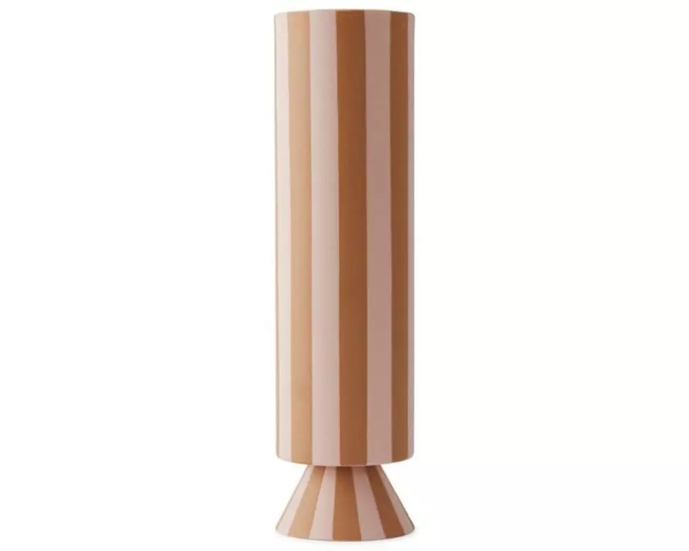 OYOY Vase Toppu 31 cm, Karamell/Rosa