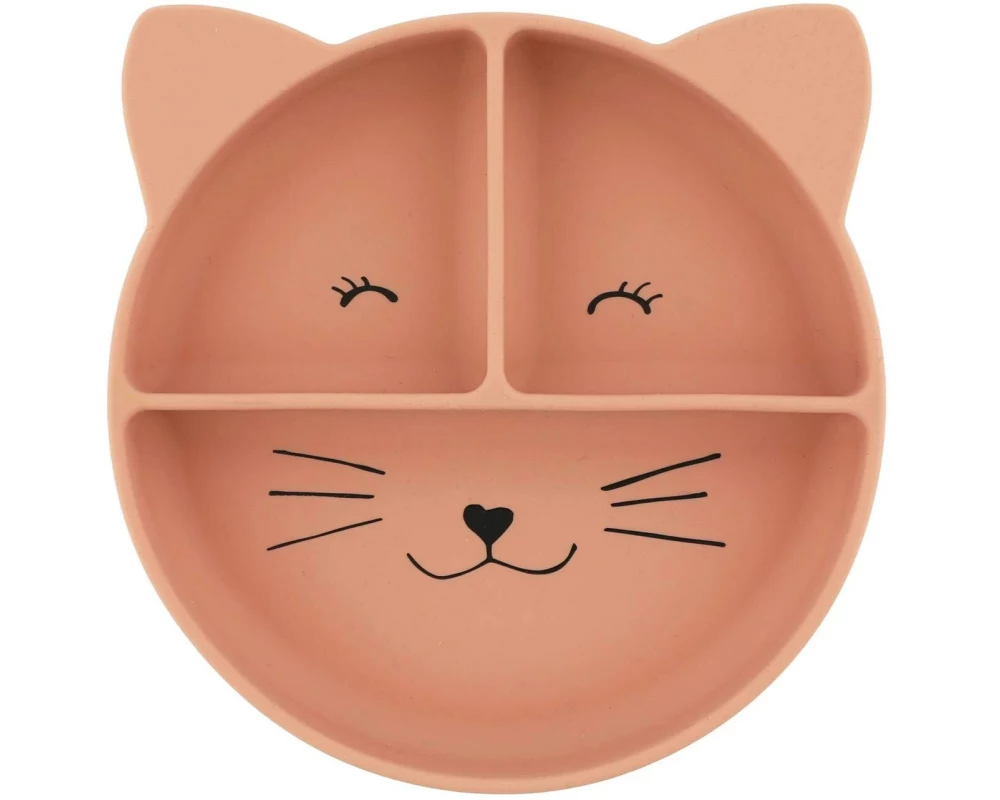 Trixie Kinderteller mit Saugnapf Katze