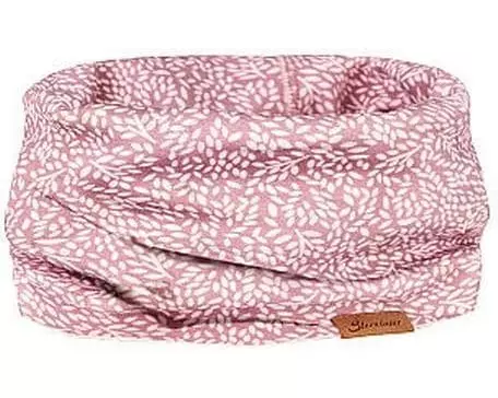 Sterntaler Schlauchschal Blätter Samtrosa Gr. 2