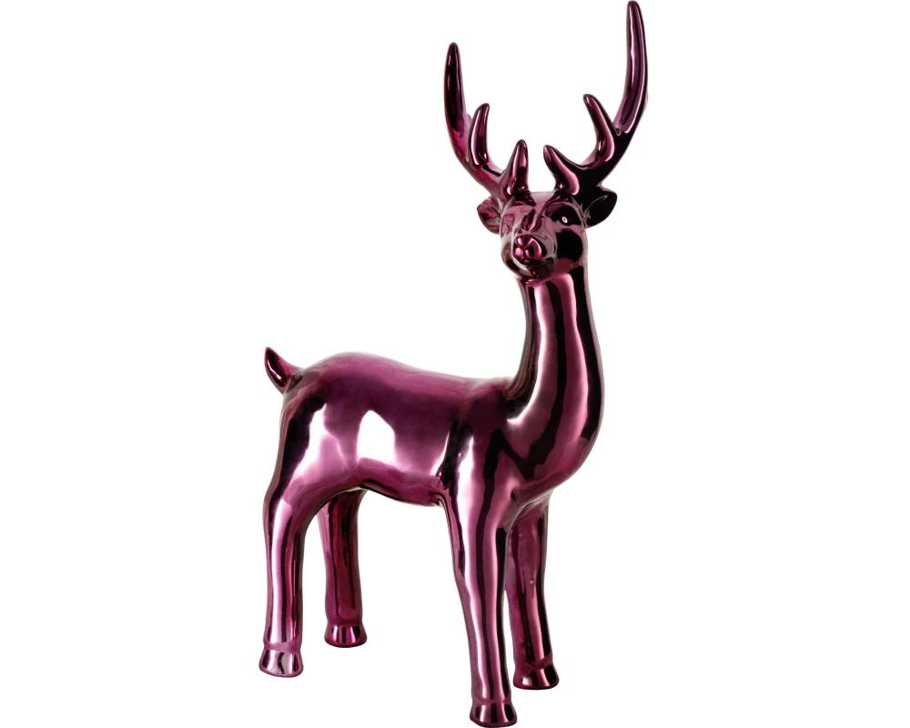 EGLO Weihnachtsfigur Hirsch Catacol Weihnachtsdeko, Dunkelpink