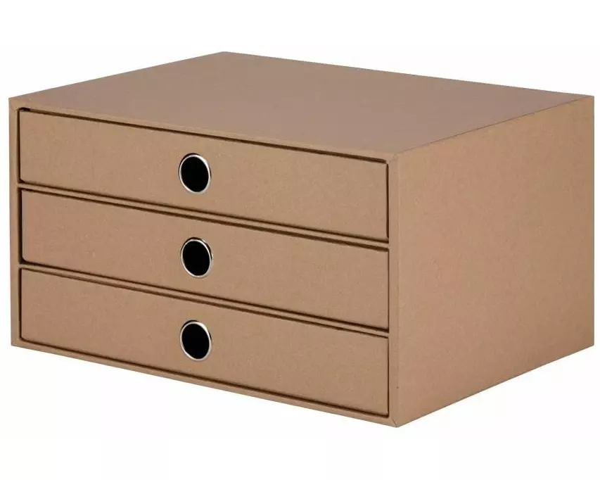 Rössler Schubladenbox S.O.H.O. A4 Braun