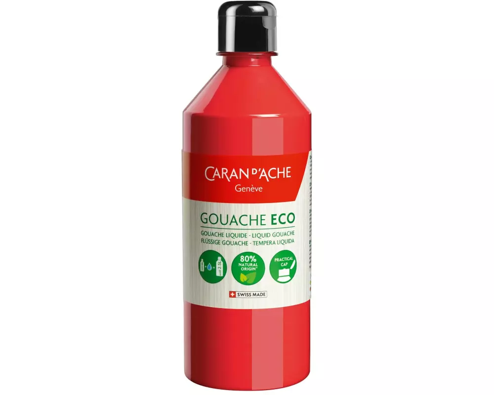 Caran d'Ache Wasserfarbe Gouache ECO 500 ml, Scharlachrot