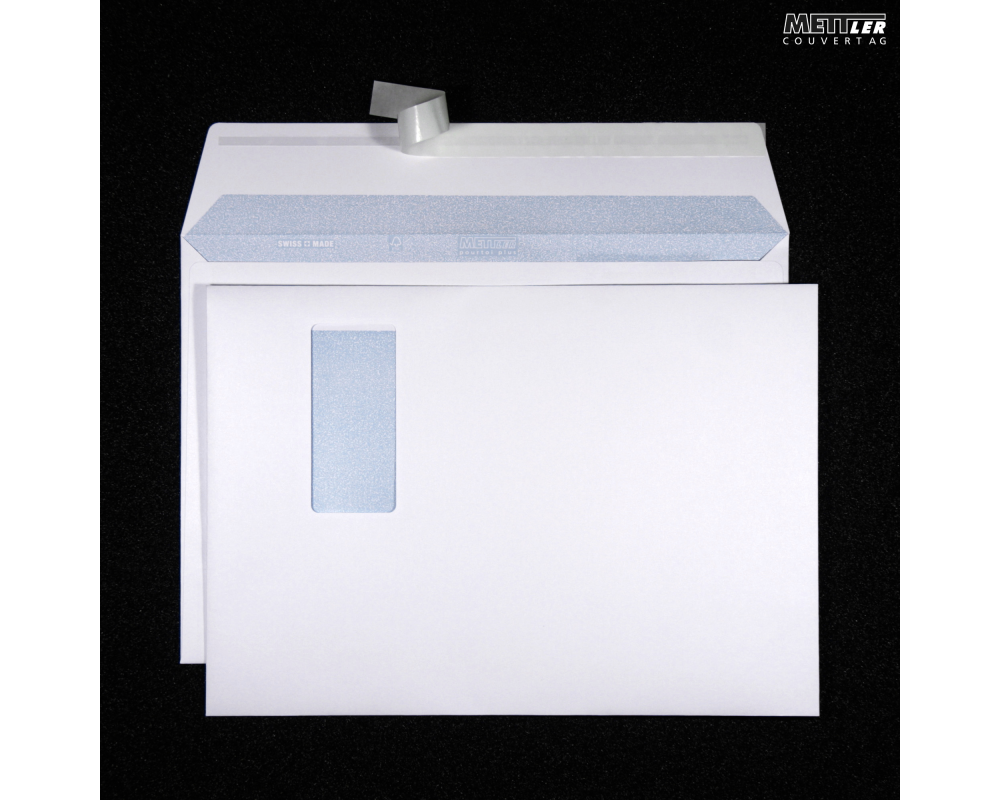 METTLER Couvert Fenster rechts C4 9064 120g ultraw., Kleber 250 Stk.