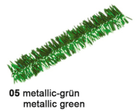 URSUS Pfeifenputzer 9mmx50cm 6530005 metallic-grün 10 Stück