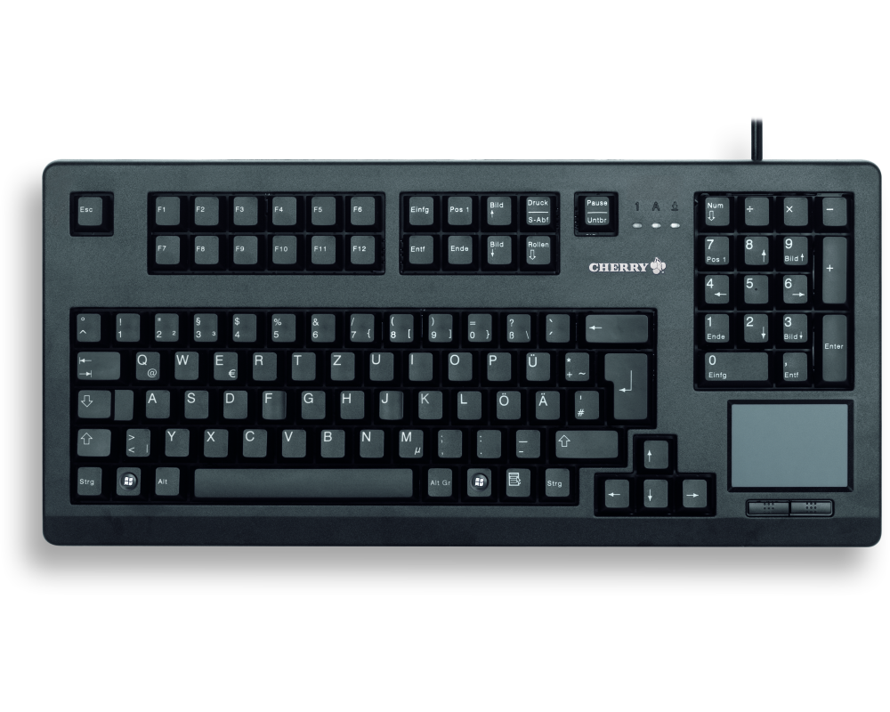 CHERRY TouchBoard G80-11900 Tastatur Büro USB QWERTY Nordisch Schwarz