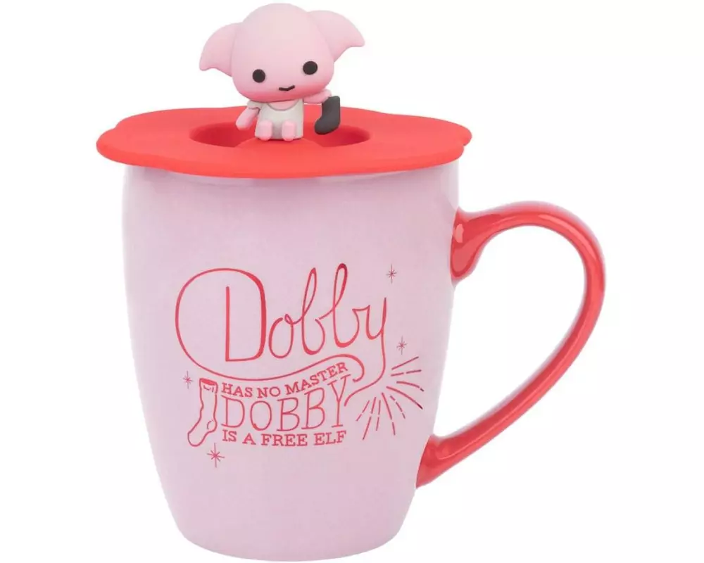 Grupo Erik Universaltasse Harry Potter 350 ml, 1 Stück, Rot/Rosa
