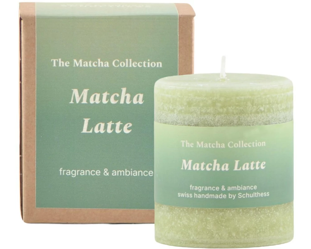 Schulthess Kerzen Duftkerze Matcha Latte 7 x 8 cm