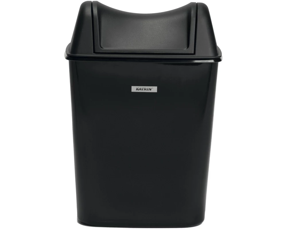 Katrin Damenhygiene Abfallbehälter 8 l, Schwarz