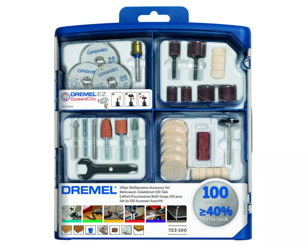 Dremel Zubehörset 723 100 Teile