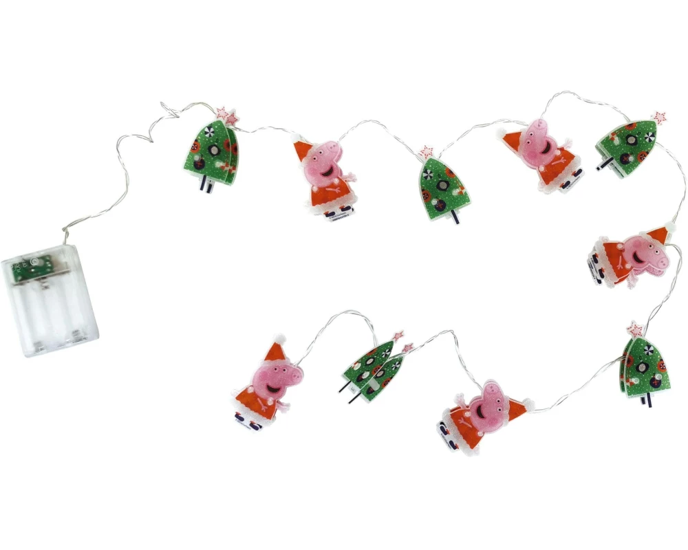 Arditex LED-Lichterkette Peppa Pig, 10 LEDs, 165 cm