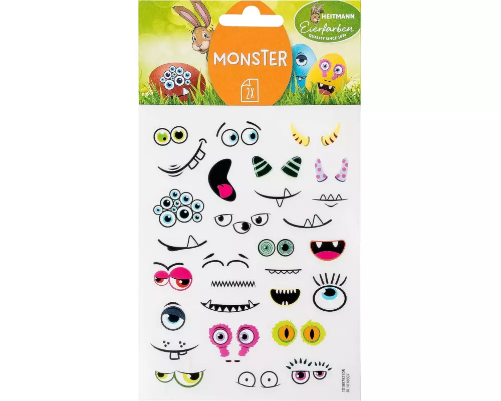 Brauns Heitmann Deko-Set Sticker für Eier Monster