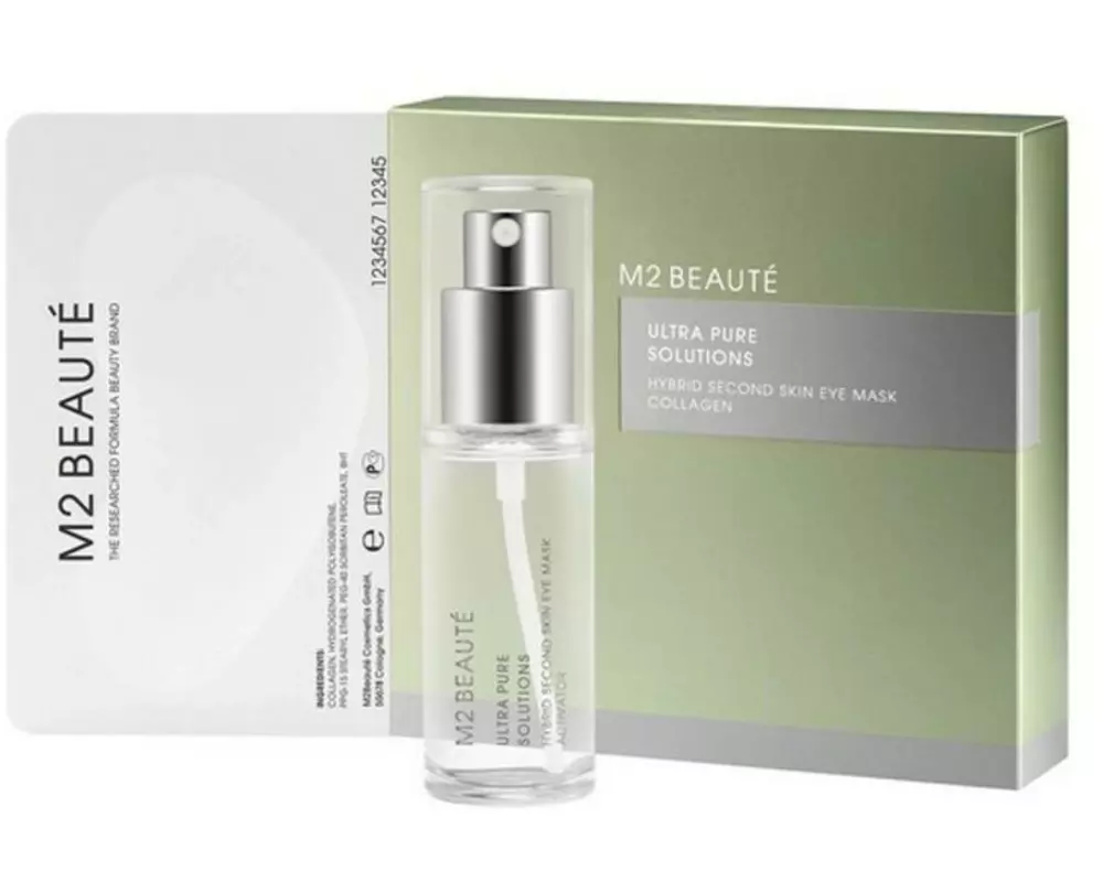 M2 BEAUTÉ Hybrid Second Skin Eye Mask Collagen 7 Stück