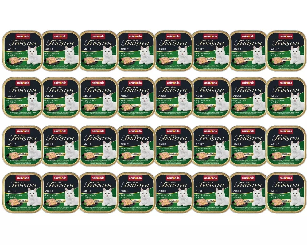 animonda Nassfutter Vom Feinsten Schlemmerkern Rind/Lachs 32 x 100g
