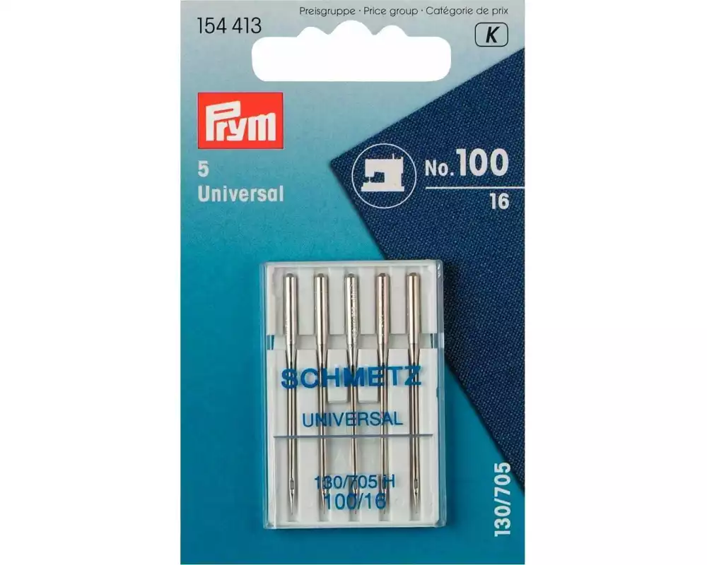 Prym Nähmaschinennadel Standard Nr. 100, 5 Stück