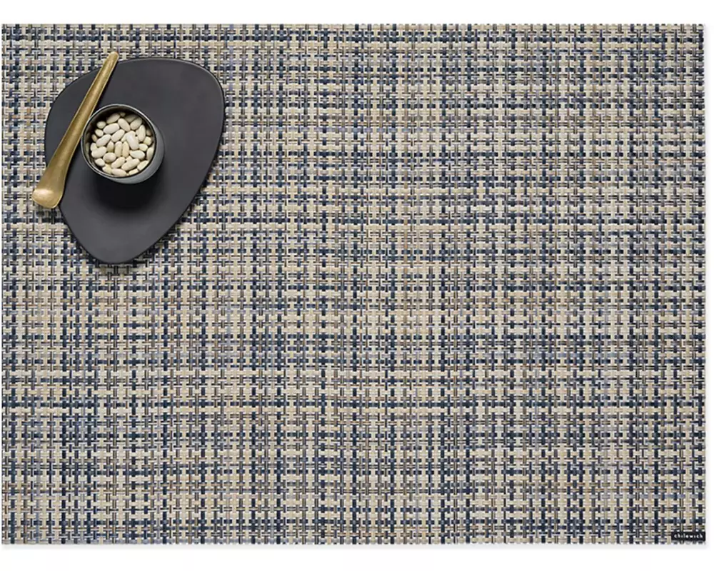 Chilewich Tischset Basketweave, 36 cm x 48 cm, Coast