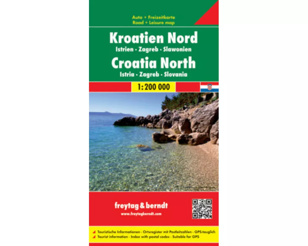 freytag & berndt Straßenkarte Kroatien Nord 1:200.000