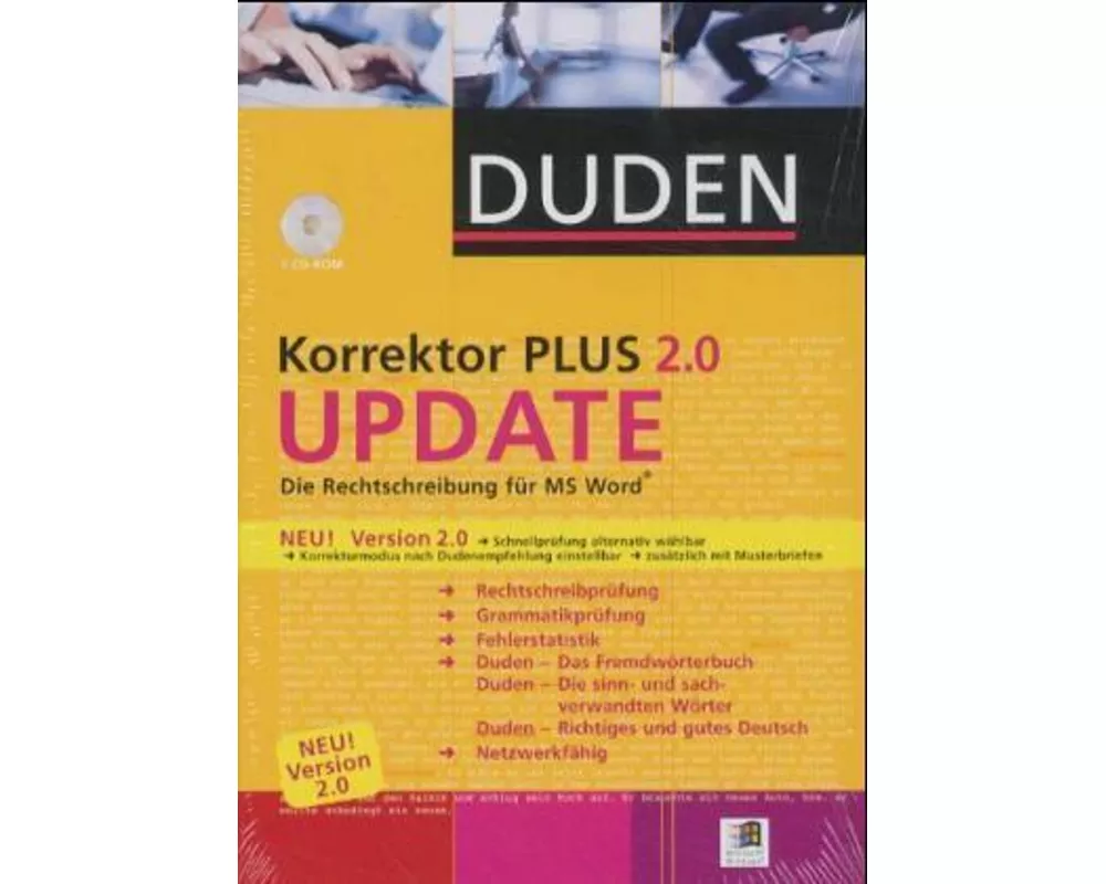 Duden Korrektor Plus 2.0 Update. CD-ROM für Windows 98/ME/NT/2000/XP