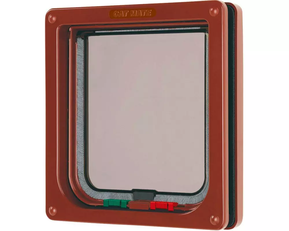 Cat Mate Freilauftür Cat Mate 4-Wege Braun