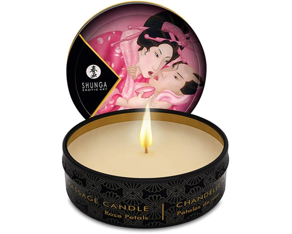 Shunga Massagekerze Rose 30 ml
