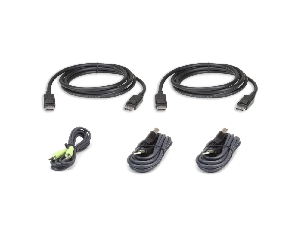ATEN 2L-7D03UDPX5 USB DisplayPort Dual Display Secure KVM Kabel Set