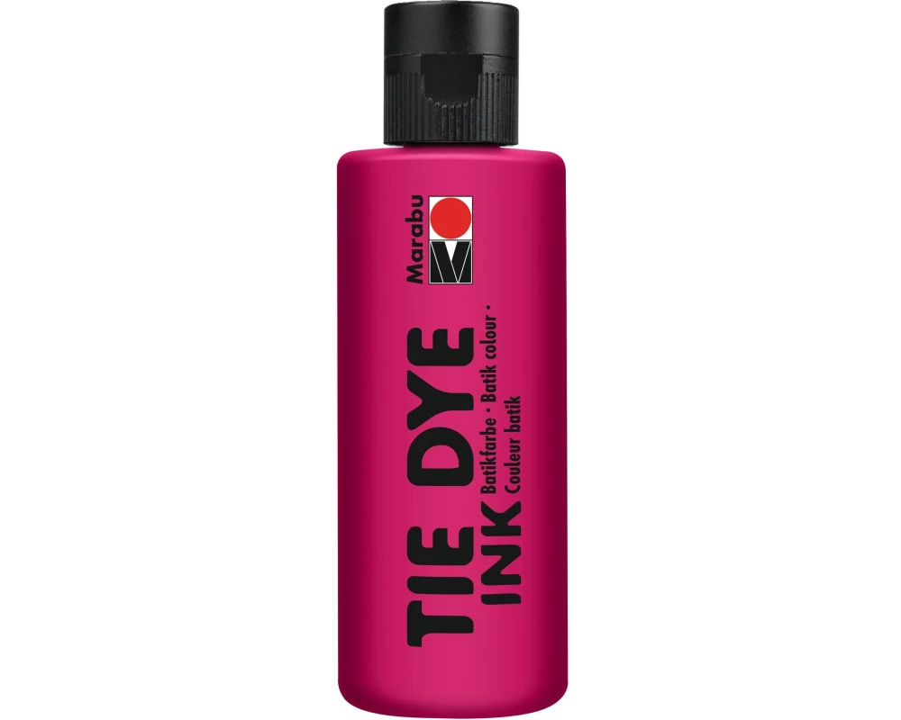 Marabu Textilfarbe Tie Dye Ink, 80 ml, 005 Himbeere