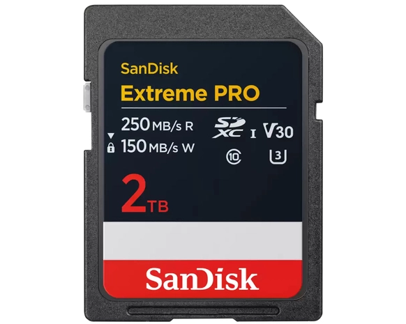 Extreme PRO 2TB SDXC 250MB/s UHS-I