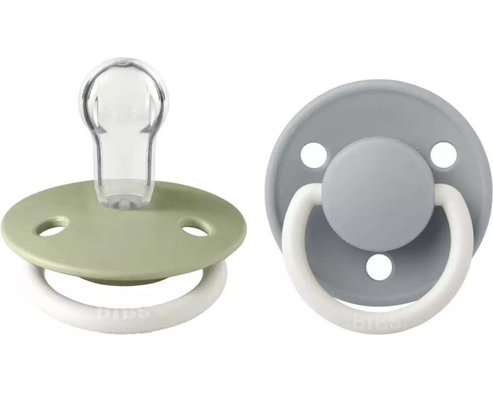 Bibs Nuggi De Lux Silicone Einheitsgrösse, 2 Stück