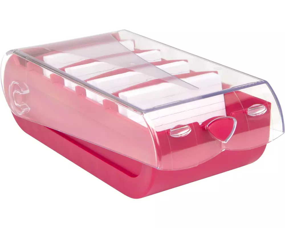 Biella Karteibox Bunny A8 100 Karten, Pink