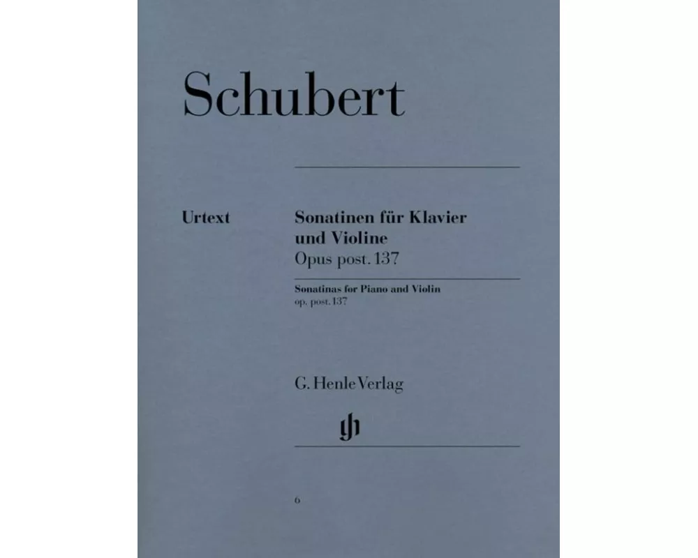 Sonatinen für Klavier und Violine op. post. 137