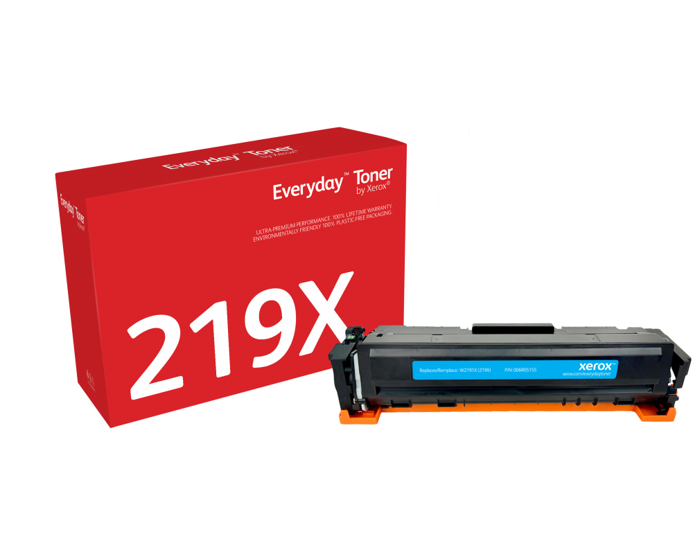 Everyday™ Cyan Tonermodul von Xerox kompatibel mit HP 219X (W2191X), Hohe Kapazität