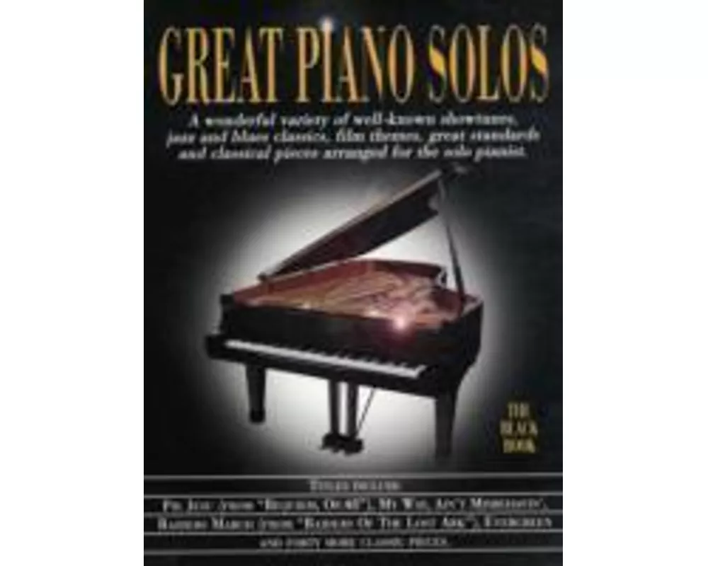 Great Piano Solos - The Black Book