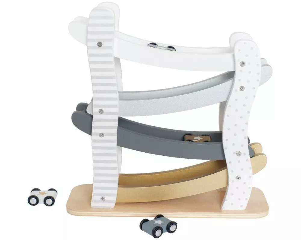 Jabadabado Kugelbahn Autoroller silber mit 4 Autos