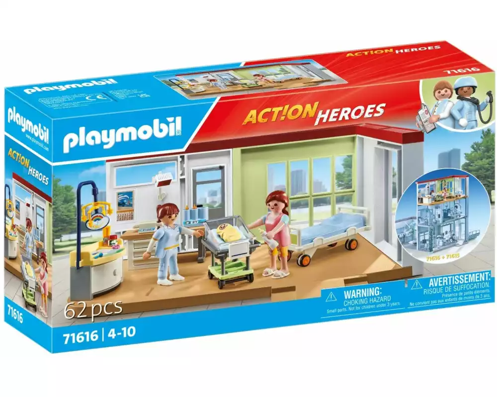 Playmobil Action Heroes Entbindungsstation 71616