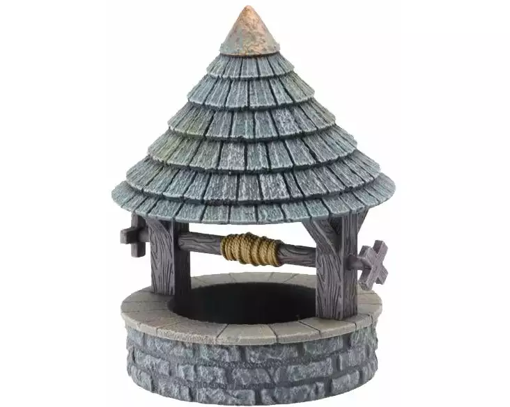 Tabletop Art Gelände Überdachter Brunnen