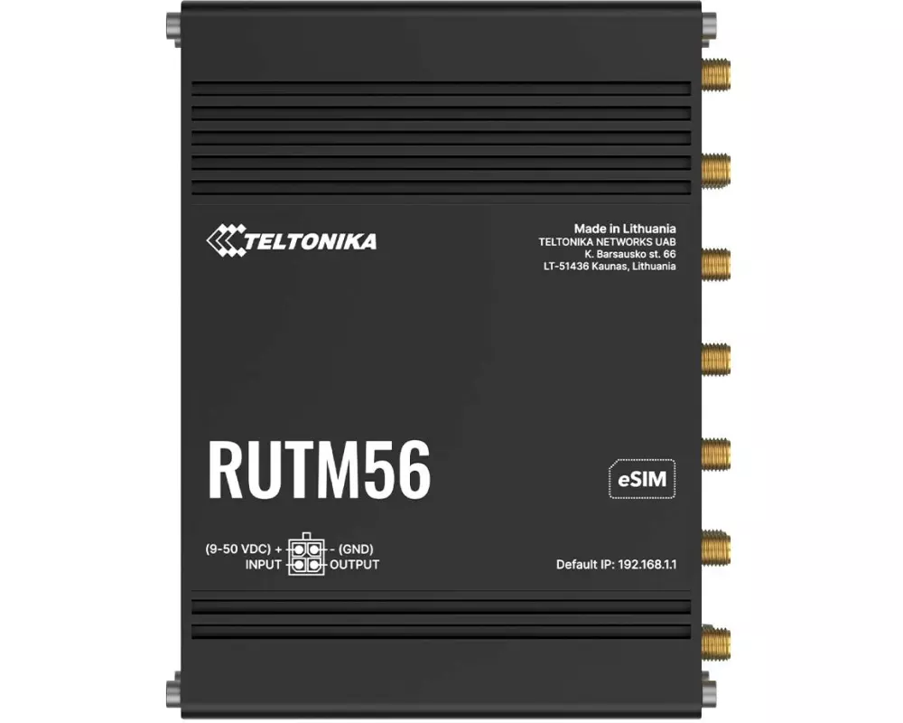 Teltonika 5G-Industrie-Router Dual Modem RUTM56