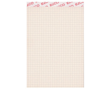 ELCO Notizblock kariert 4mm A5 73312.27 grau recycling 65g 100 Blatt