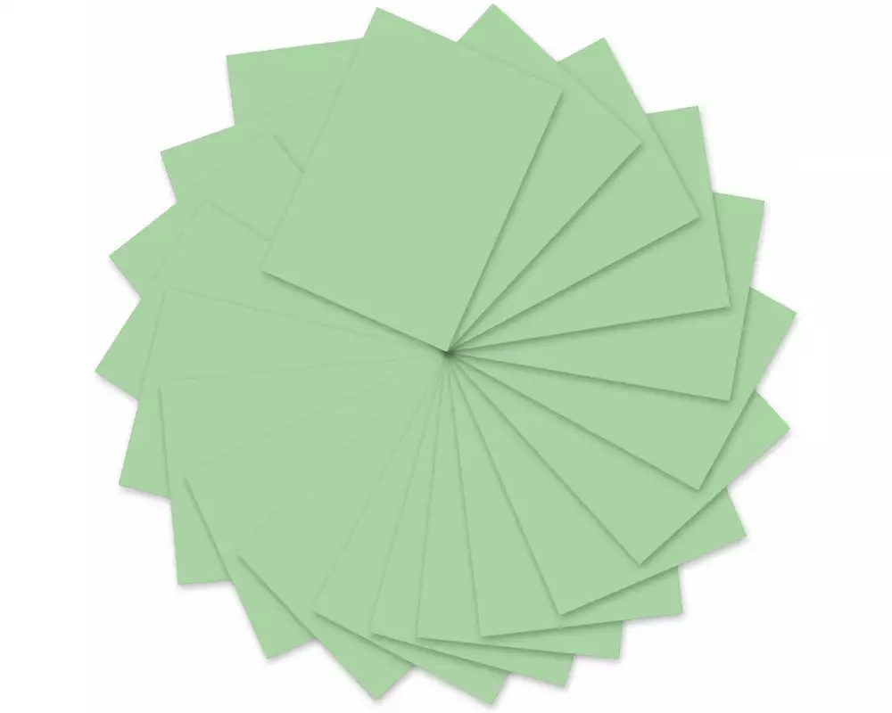 URSUS Tonzeichenpapier A4, 130 g/m², 100 Blatt, Mint