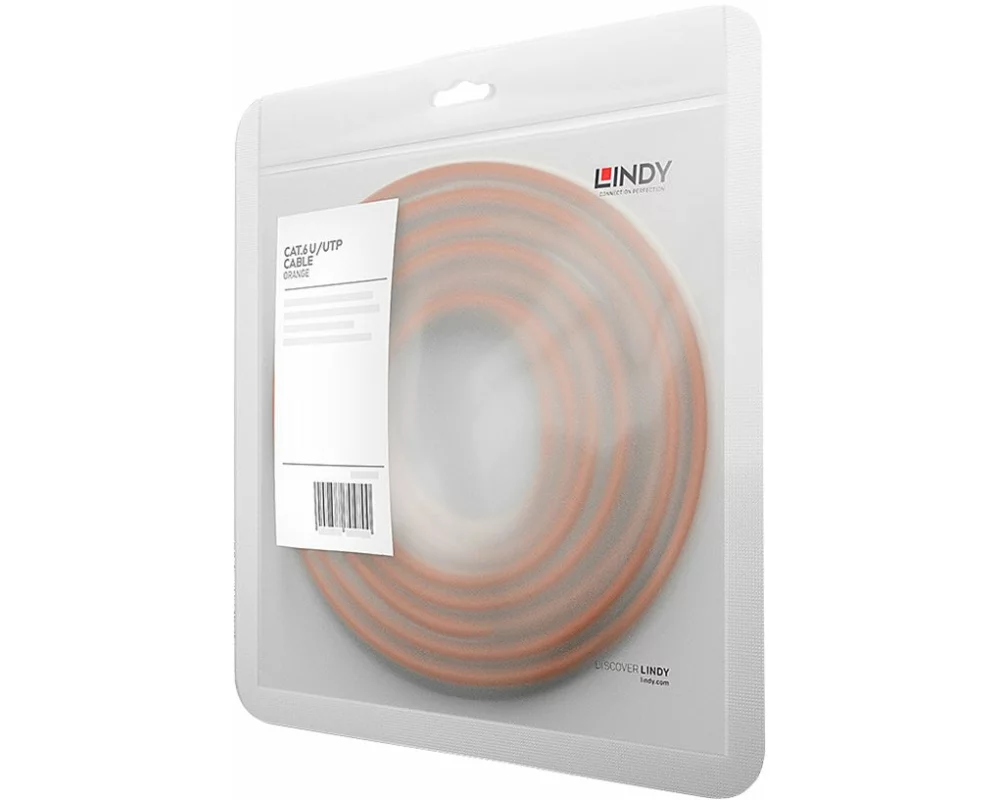 LINDY Cat.6 U/UTP Cable orange 30m