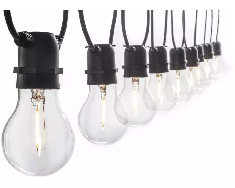 STT Lichterkette Vintage Partylight A60, 10 LEDs, 4.5m, Klar