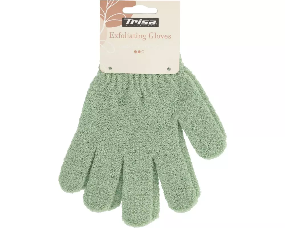 Trisa Accessoires Peelinghandschuhe grün